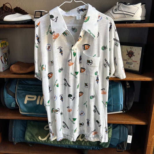 Vintage golf course shirt Oak Tree Cedar Ridge