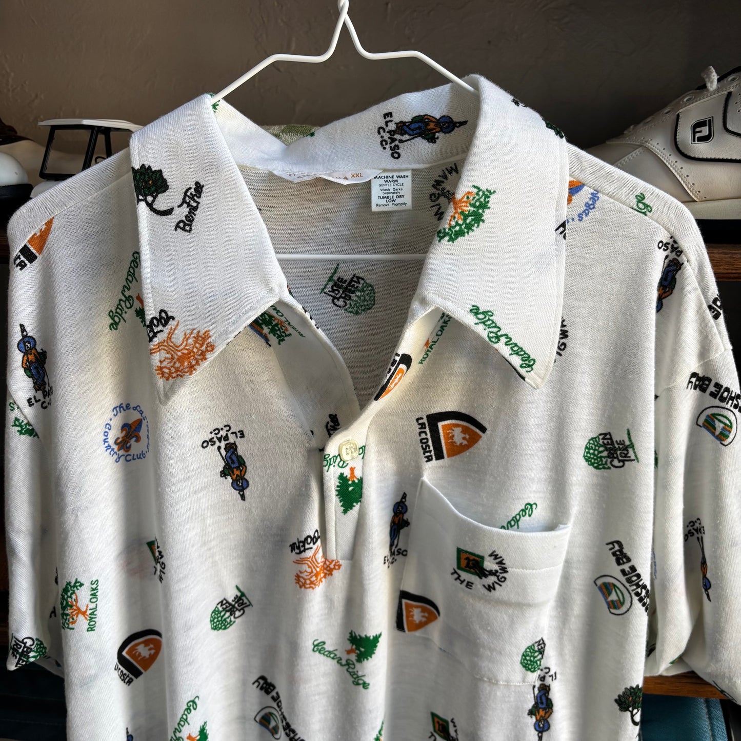 Vintage golf course shirt Oak Tree Cedar Ridge