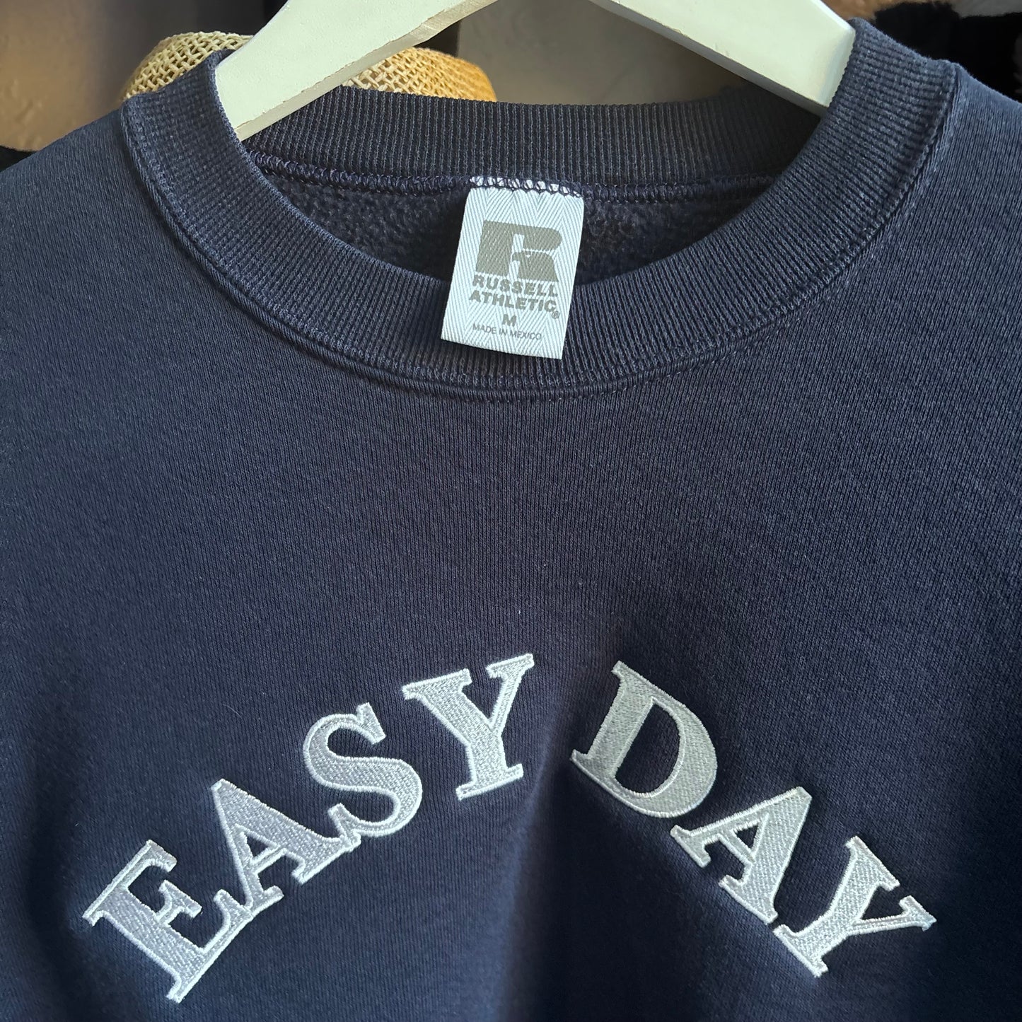 Repurposed embroidered Sweatshirt