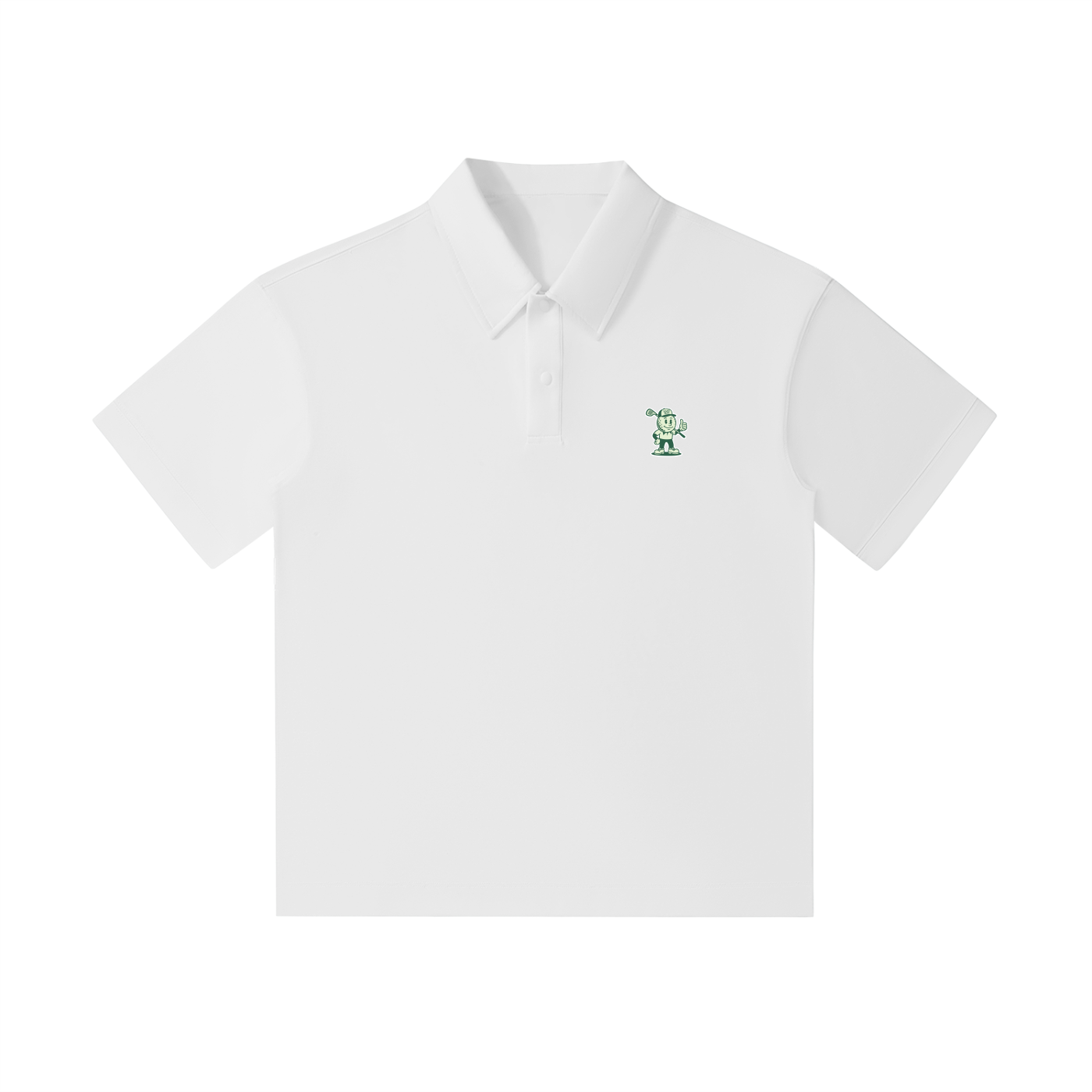 Drop Shoulder Short-Sleeve Polo