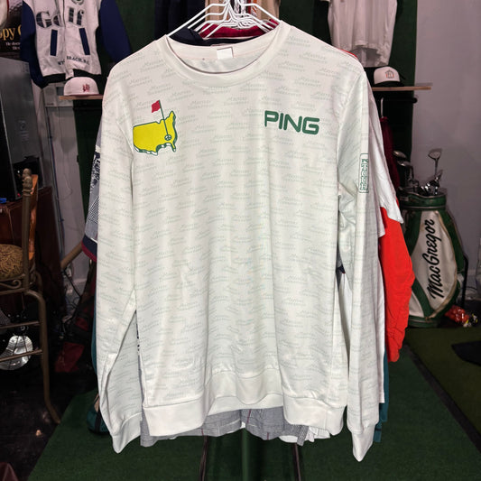 Vintage PING masters Augusta long sleeve performance shirt pga tour small