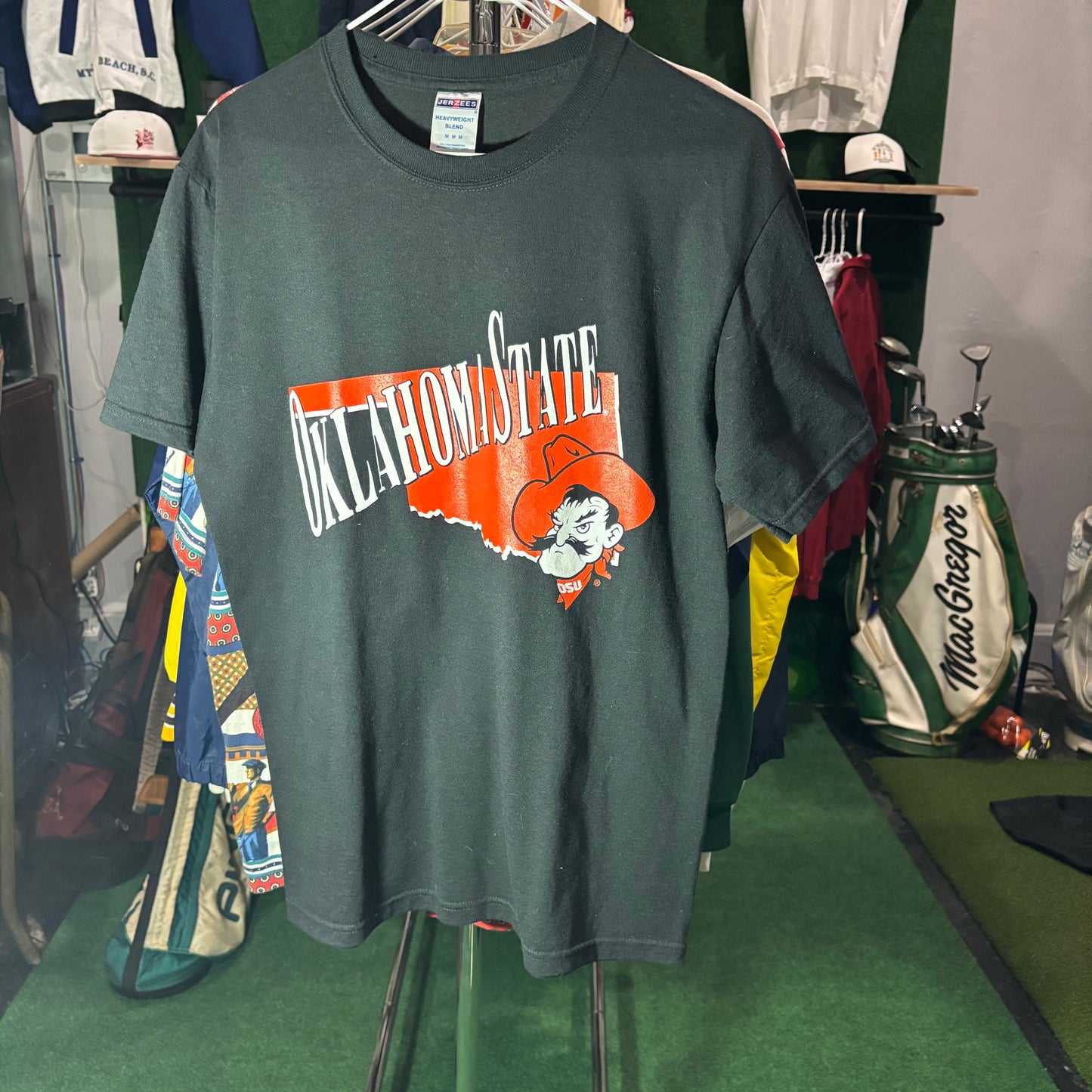 Vintage OSU Oklahoma State pistol Pete tee
