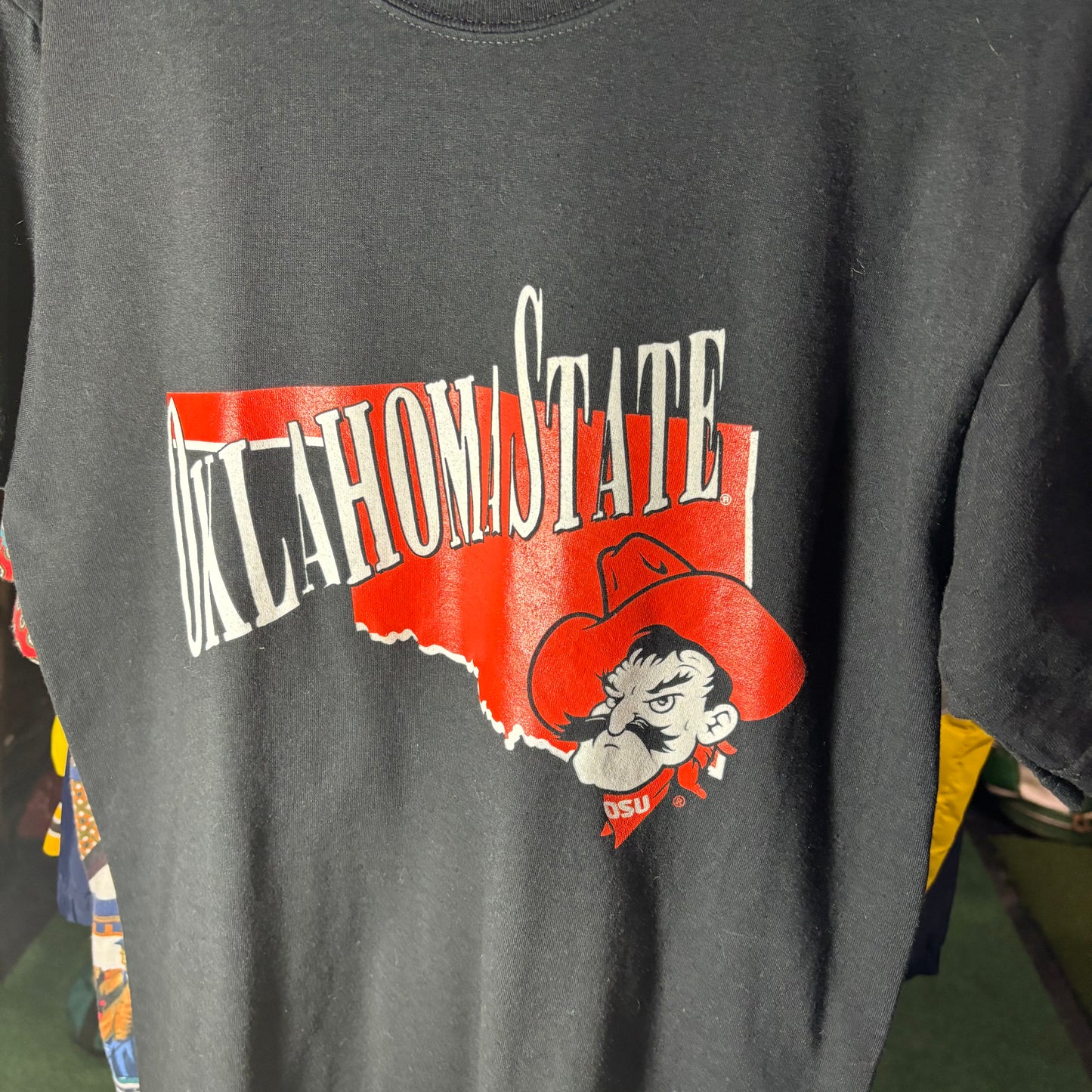 Vintage OSU Oklahoma State pistol Pete tee