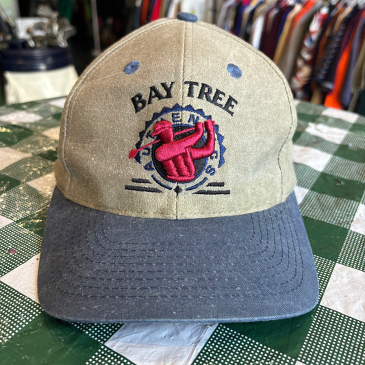 Vintage Bay Tree golf leather strap back hat