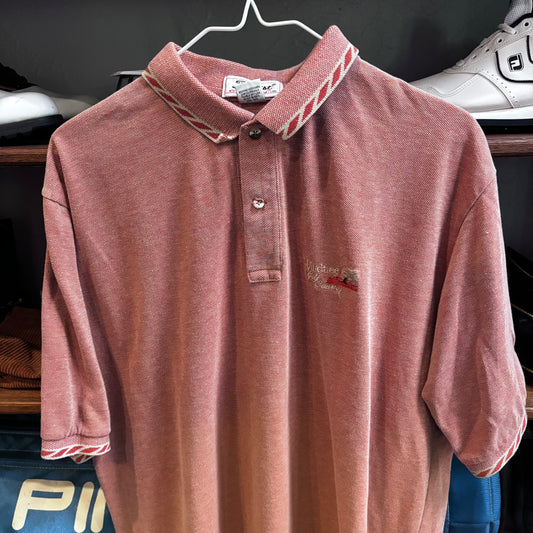 Vintage Corbin Titleist orange polo