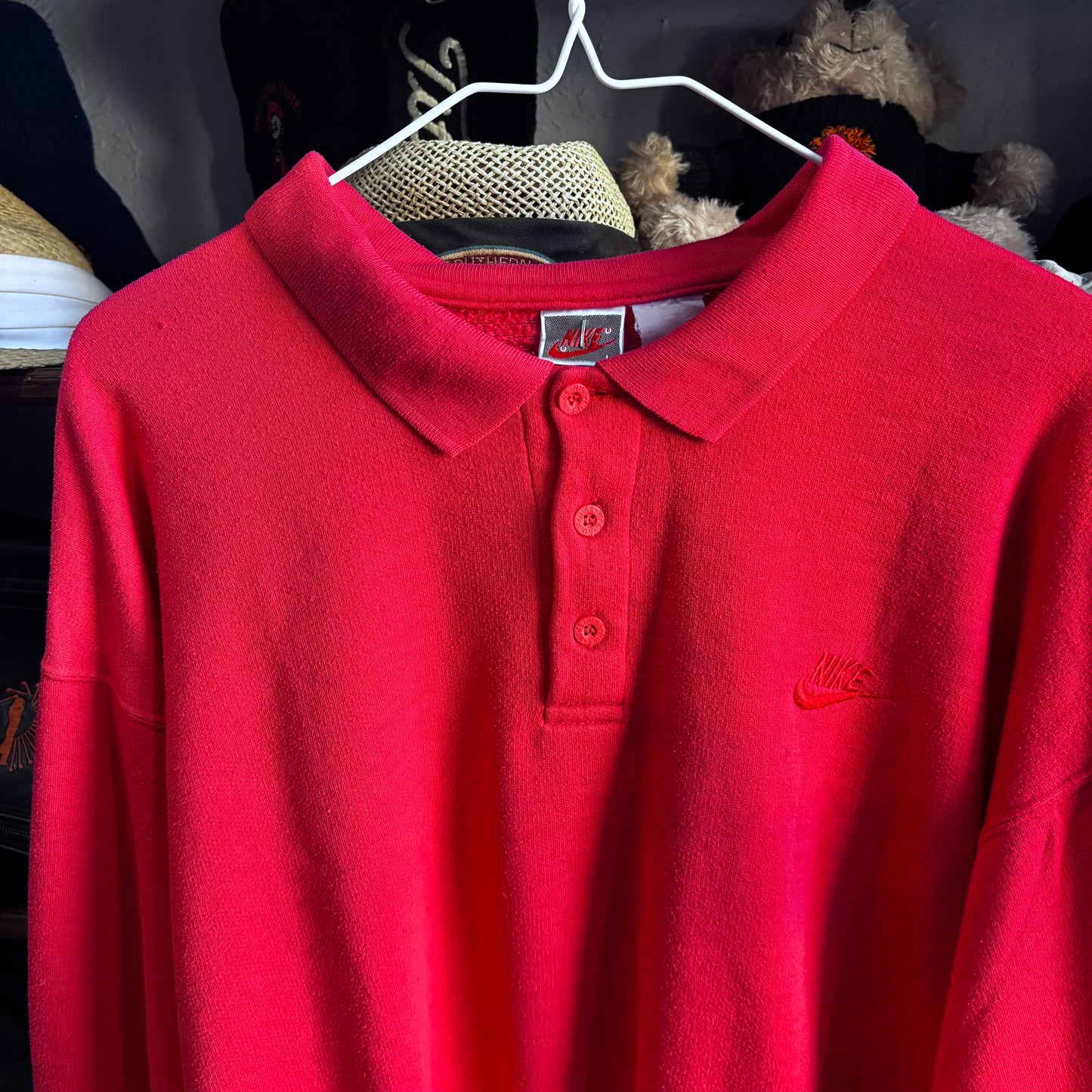 Vintage Nike Knit Longsleeve Red