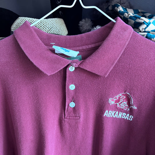 vintage Arkansas razorbacks polo