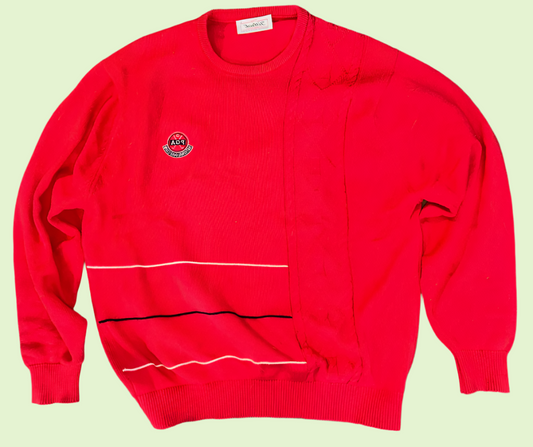 Vintage Red Titleist PGA National Golf Club Sweater