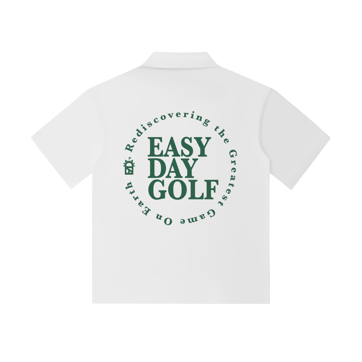 Drop Shoulder Short-Sleeve Polo