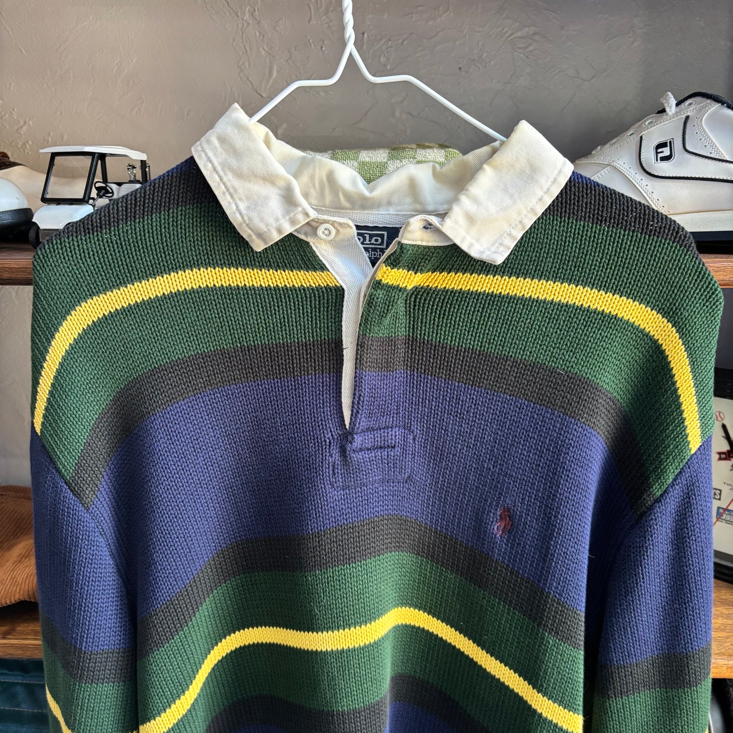 Vintage Polo knit long sleeve pullover