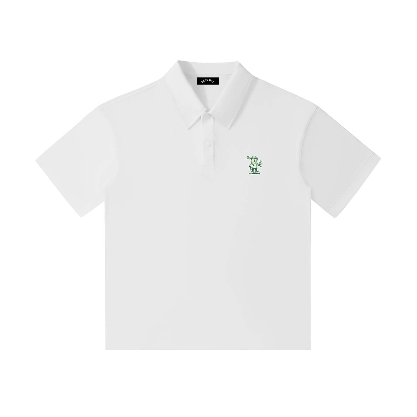 Drop Shoulder Short-Sleeve Polo