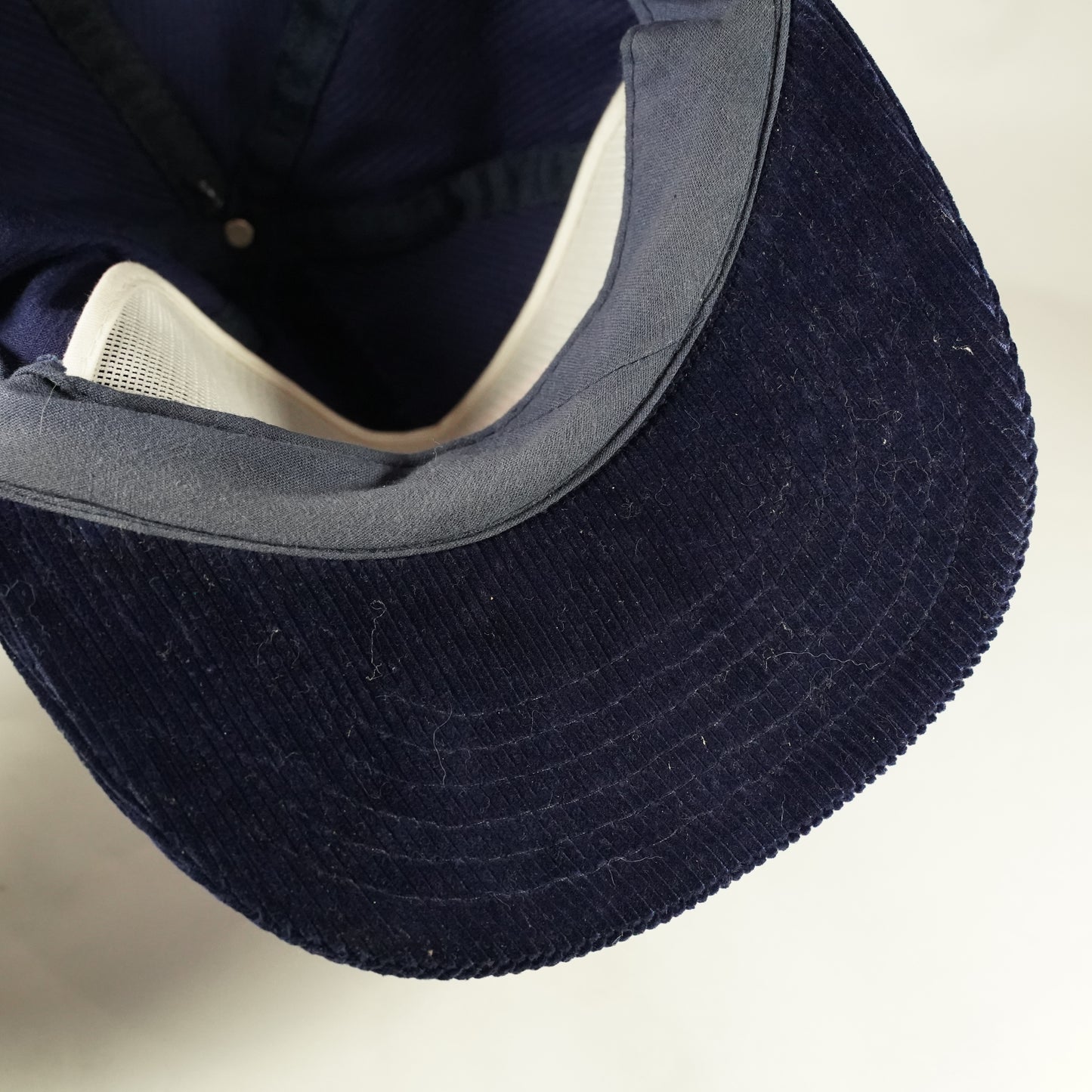 Vintage Chicago Bears Corduroy Snapback Hat Navy Blue