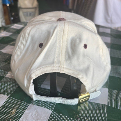 Matheson Green plaid bill Duckster leather strapback