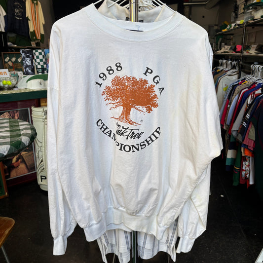 Vintage 1988 Oak Tree long sleeve tee PGA championship medium