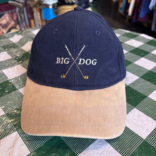 Vintage Big Dog golf hat strap back
