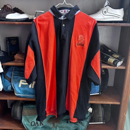 Vintage OSU striped polo