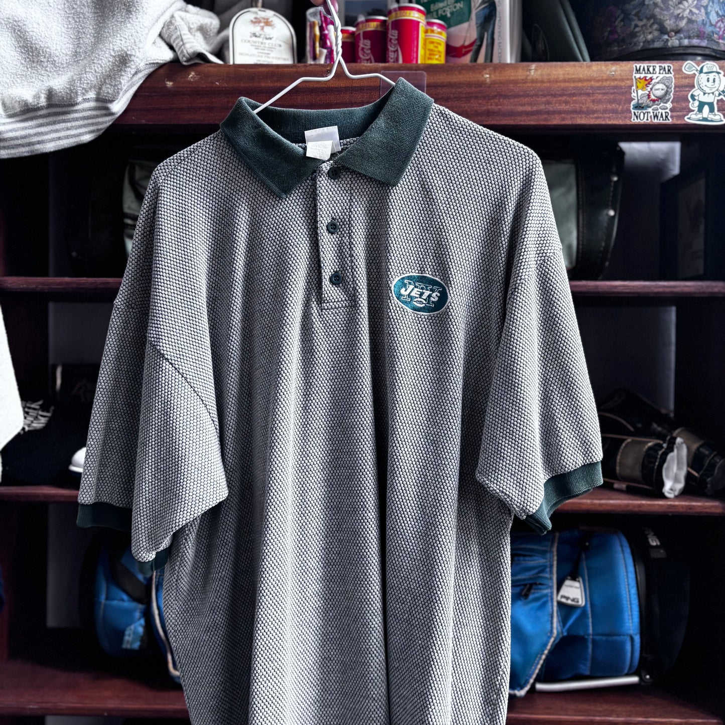 Vintage New York Jets golf polo