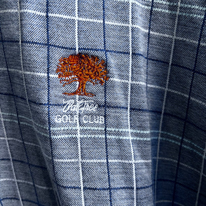 Vintage Plaid Oak Tree Golf Club Polo