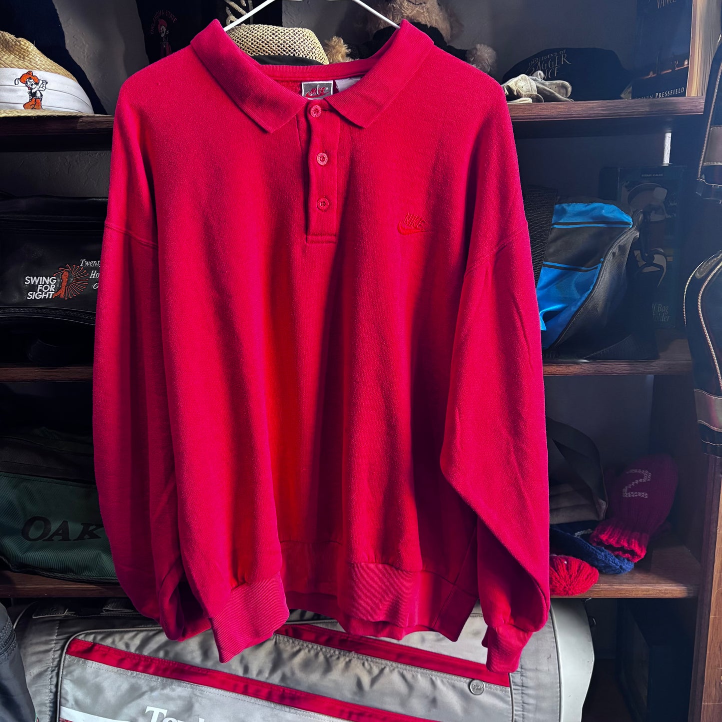 Vintage Nike Knit Longsleeve Red